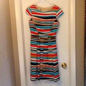 Vintage Anne Klein striped dress